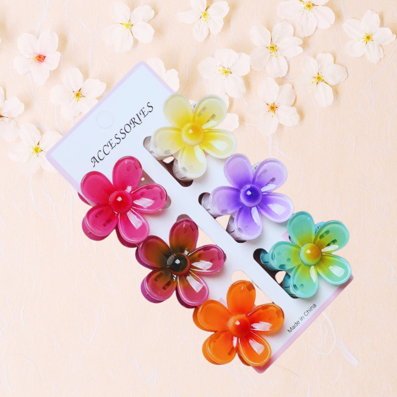 Blush Rose Claw Clip - Sujify