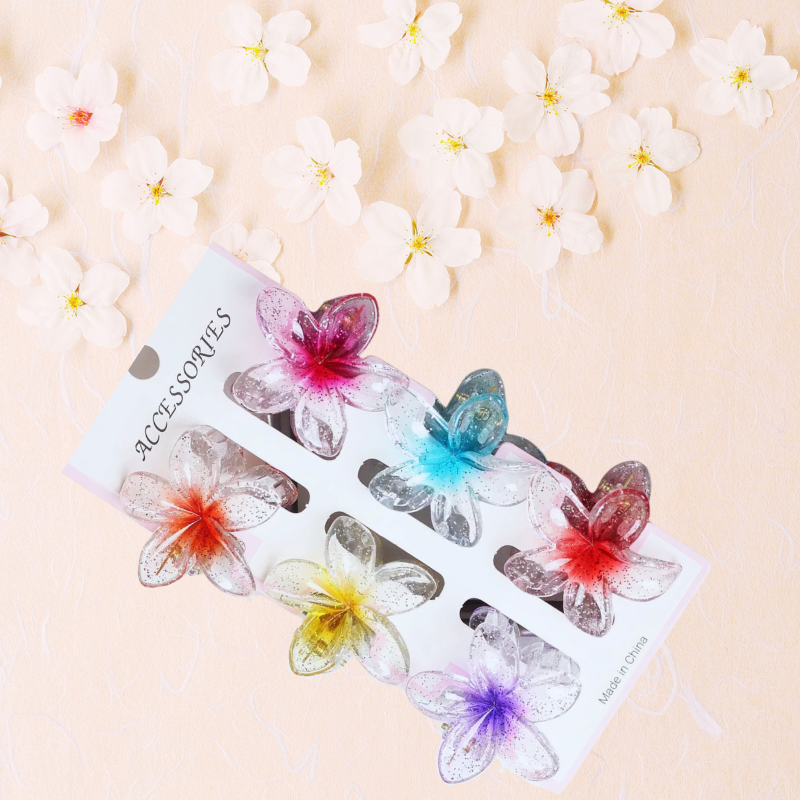 Blush Rose Claw Clip - Sujify