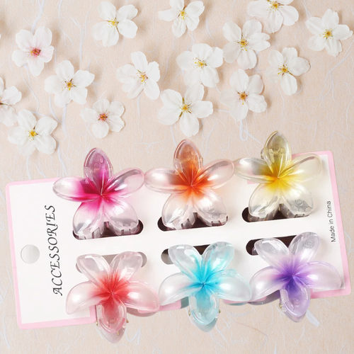 Blush Rose Claw Clip - Sujify