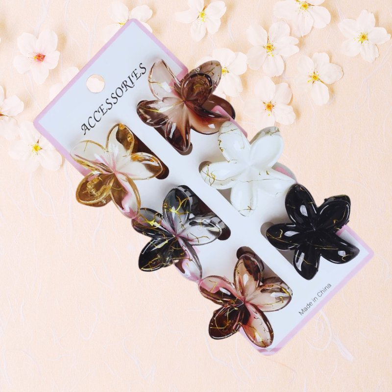 Blush Rose Claw Clip - Sujify