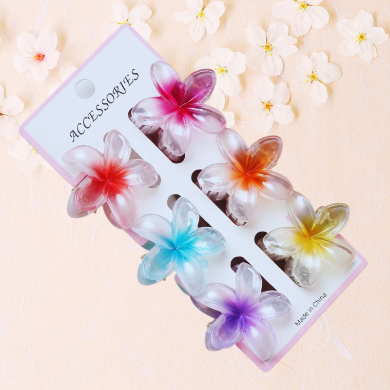 Blush Rose Claw Clip - Sujify