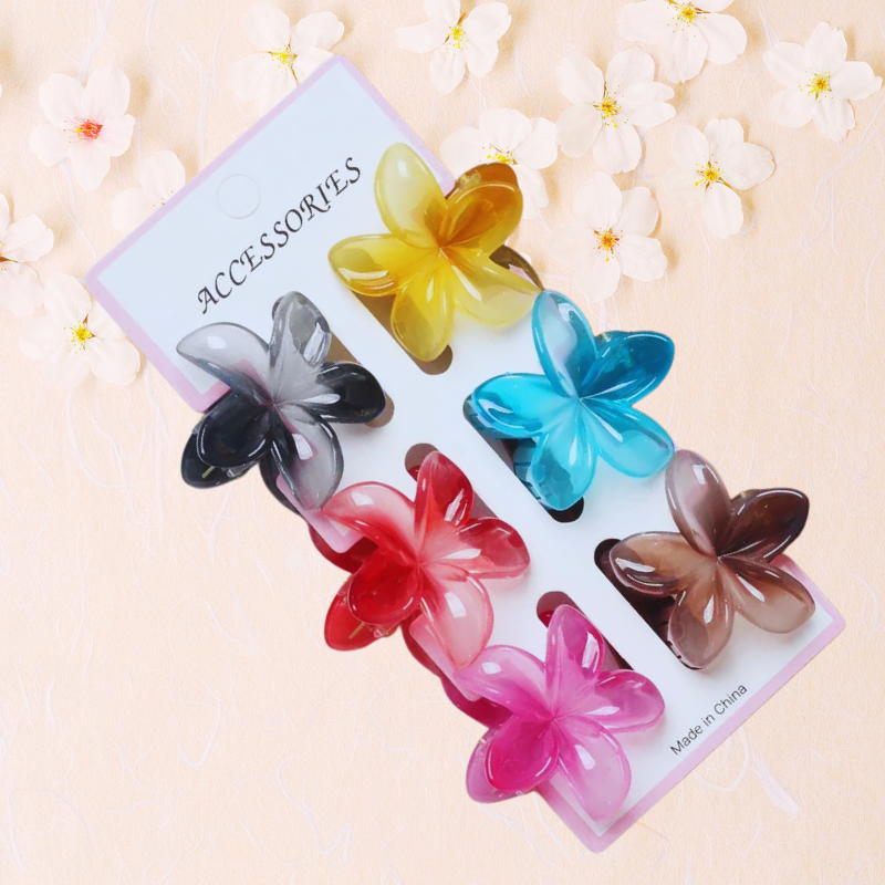 Blush Rose Claw Clip - Sujify