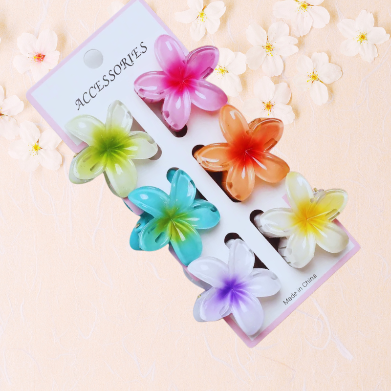 Blush Rose Claw Clip - Sujify