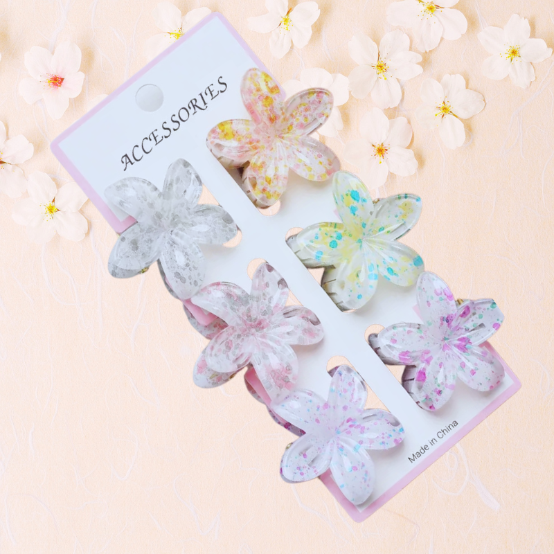 Blush Rose Claw Clip - Sujify
