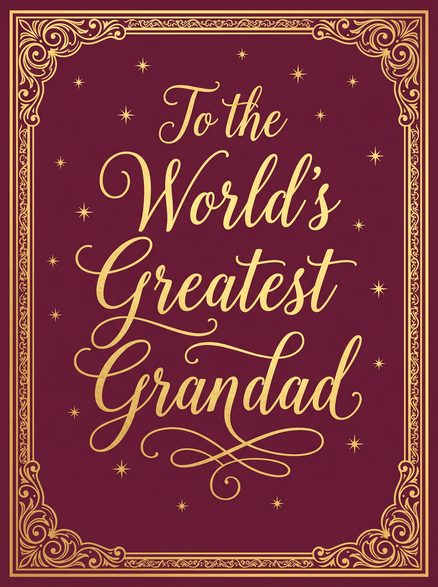 World's Greatest Grandad Card - Personalised Father's Day | Handmade UK