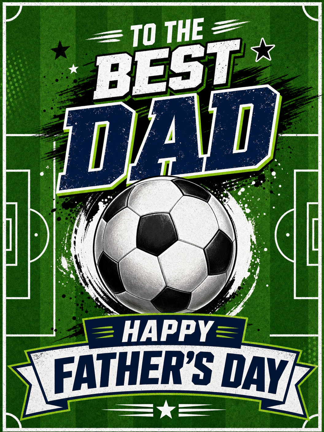 Football Dad Father's Day Card - Personalised for Football Fans | UK